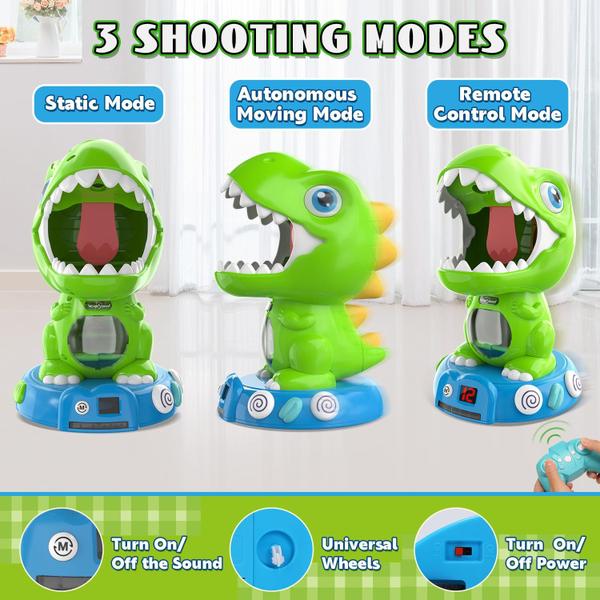 Imagem de Controle remoto Shooting Dinosaur Toy EagleStone para crianças