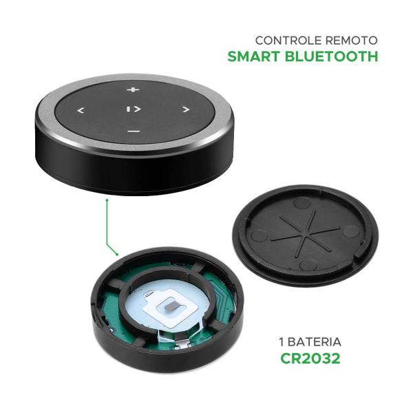 Imagem de Controle Remoto Smart Bluetooth Bike Moto Carro 5+ Premium