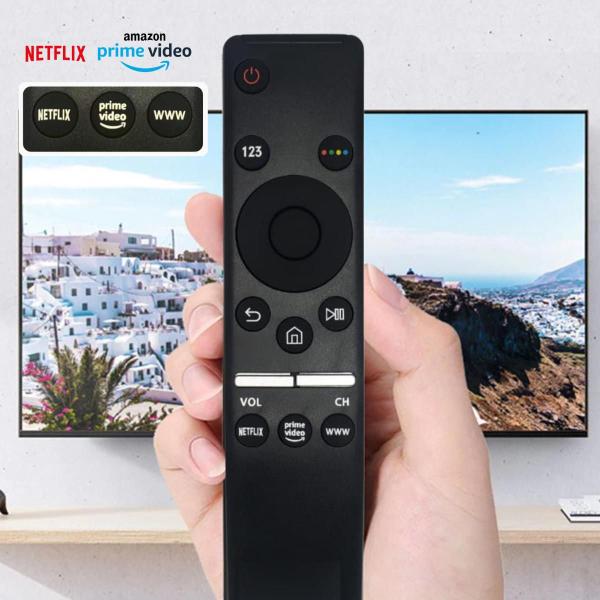 Imagem de Controle Remoto Smart Tv 4k Compatível Com Samsung - Escolha Seu Kit