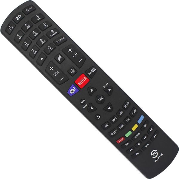 Imagem de Controle Remoto Smart Tv Philco Botao Netflix Yahoo vc8135