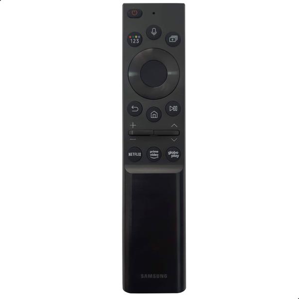 Imagem de Controle Remoto Smart Tv Samsung 8k BN59-01357E Comando Voz Novo Fundo Preto