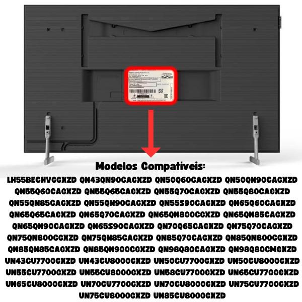 Imagem de Controle Remoto SolarCell TM2360E TV Samsung Série 2023