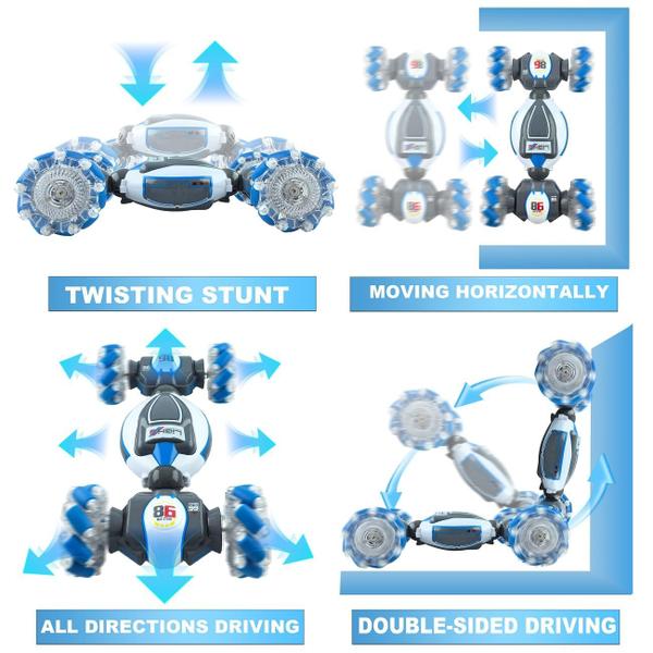 Imagem de Controle remoto Stunt Car Threeking Twist 360 Rotating 4WD