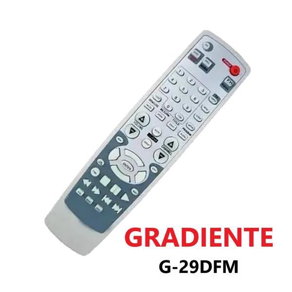 Imagem de Controle remoto tv com dvd gradiente g-29dfm -7959