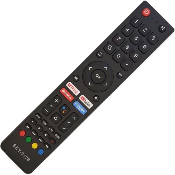 Imagem de Controle remoto TV Compatível Philco Tv Smart Botão Youtube Netflix