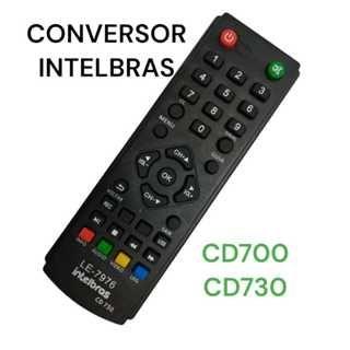 Imagem de Controle Remoto TV Conversor Digital Intelbras CD700 CD730 LE7976 FBG9106