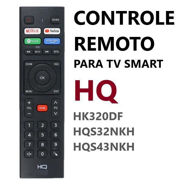 Imagem de Controle remoto tv hq led smartv hqs43nkh -7404 -9312