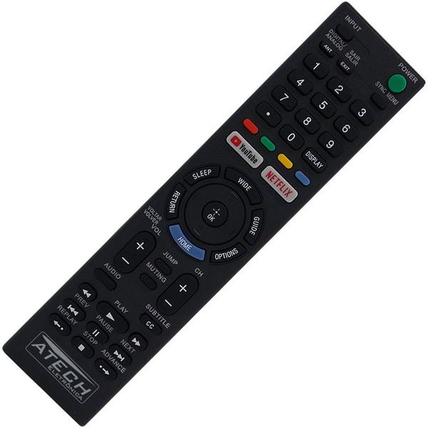 Imagem de Controle Remoto Tv Lcd Led Sony Rmt-Tx300B Youtube E Netflix