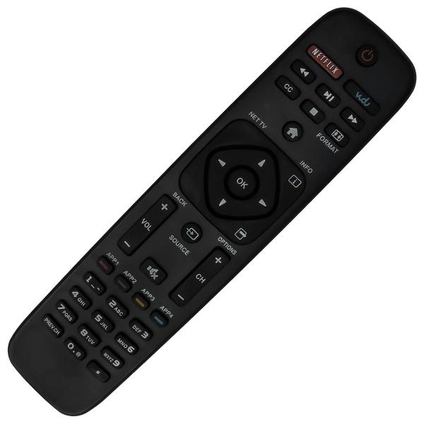 Imagem de Controle Remoto Tv Philips Smart Netflix + PILHAS