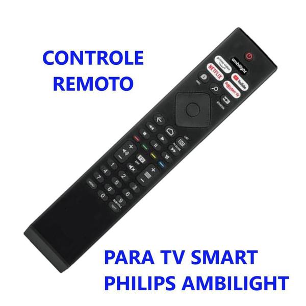 Imagem de Controle remoto tv philips smart tv ambilight -7359 - LELONG