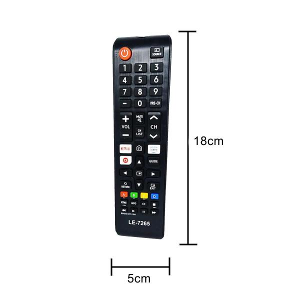 Imagem de Controle Remoto Tv Samsung 4k Smart Netflix Prime Le-7265