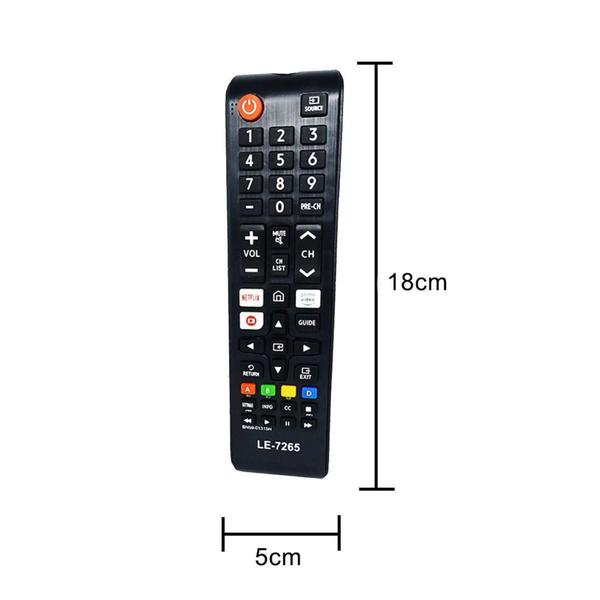 Imagem de Controle Remoto Tv Samsung 4k Smart Netflix Prime Le-7265 - Lelong