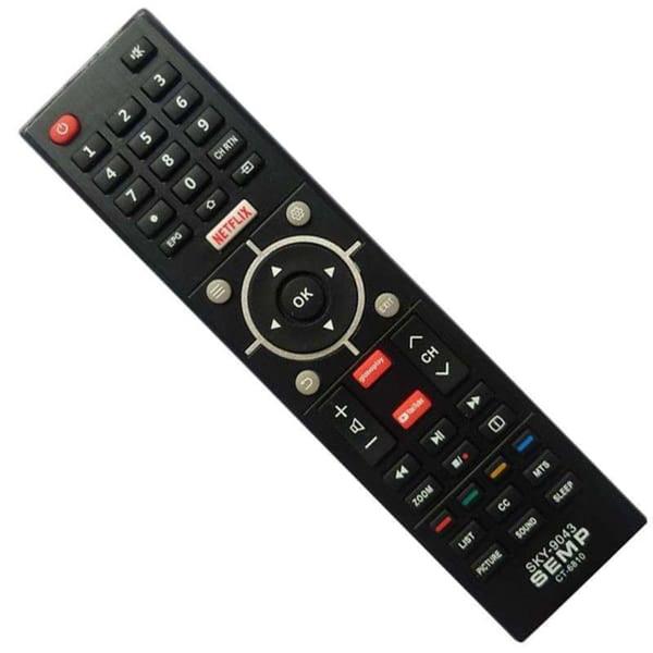 Imagem de Controle remoto tv Semp TCL ct-6810 sky-9043 - Eletrônica Castro