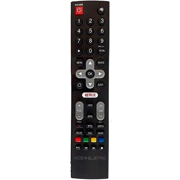 Imagem de Controle Remoto Tv Smart Led 4k Netflix Philco