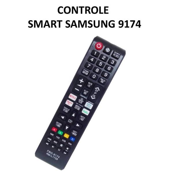 Imagem de Controle Remoto TV SMART SAMSUNG Compatível 9174