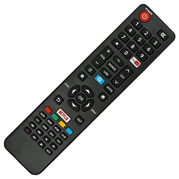 Imagem de Controle Remoto Tv Smart Semp YouTube Netflix 49SK6000 