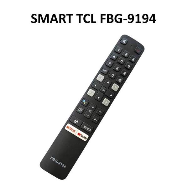 Imagem de Controle Remoto TV SMART TCL Compatível 9194