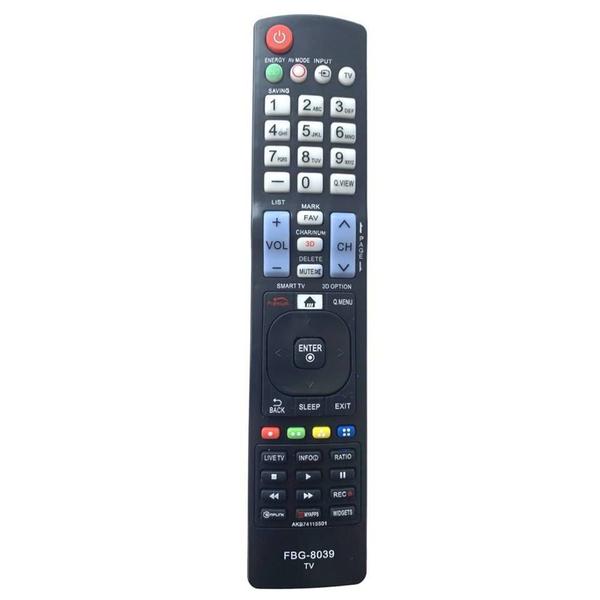 Imagem de Controle Remoto TV SMART xLG Compatível 8039