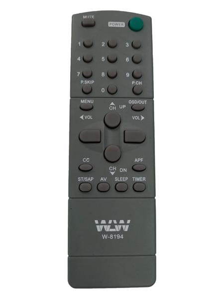 Imagem de Controle remoto tv tubo cce w-8194 compatível