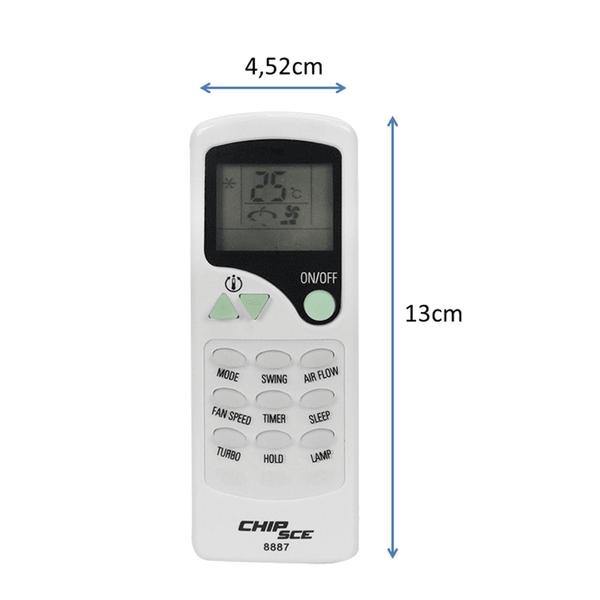 Imagem de Controle Remoto Universal 900 Códigos Para Ar Condicionado Alta Qualidade 0268887