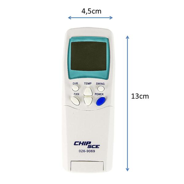 Imagem de Controle Remoto Universal 900 Códigos Para Ar Condicionado Alta Qualidade 0269069