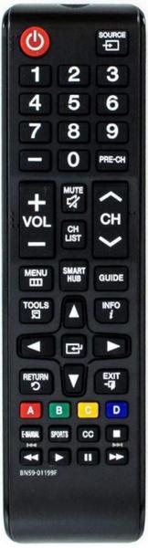 Imagem de Controle remoto universal: compatível com todas as marcas e modelos de televisores Samsung.