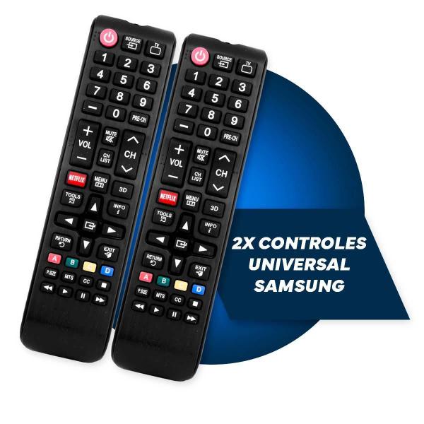 Imagem de Controle Remoto Universal Samsung TV Smart 2x