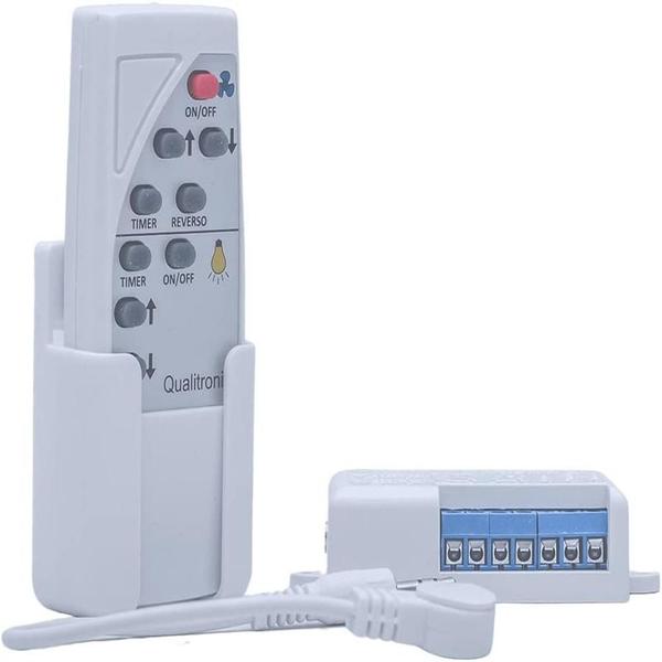 Controle Remoto Ventilador e Lâmpada Qualitronix Imagem de Controle Remoto Ventilador e Lâmpada Qualitronix