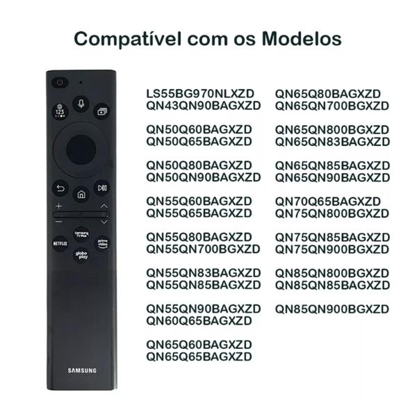 Imagem de Controle Samsung Solar Bu8000 Original carregamento solar e USB-C modelo UN43BU8000GXZD BN59-01385E