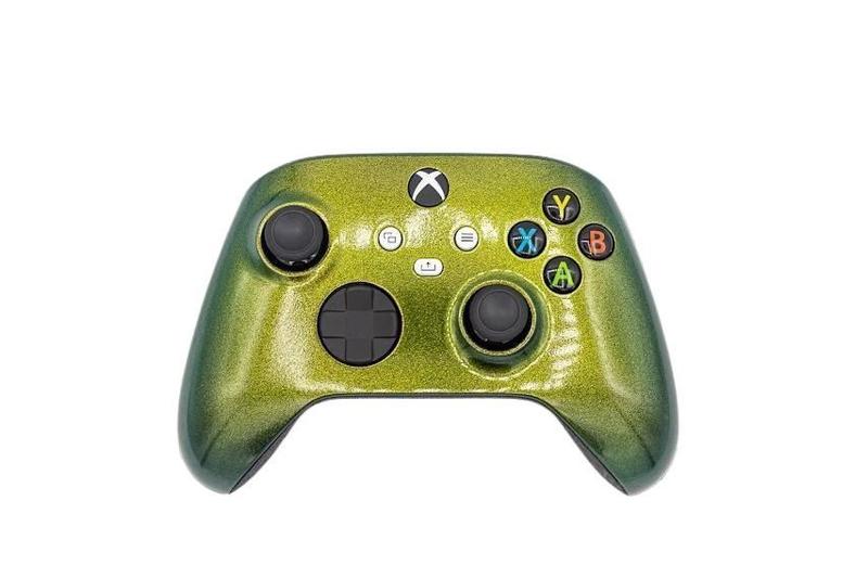 Imagem de Controle Stelf Xbox Series Com Grip Green Gold Elite