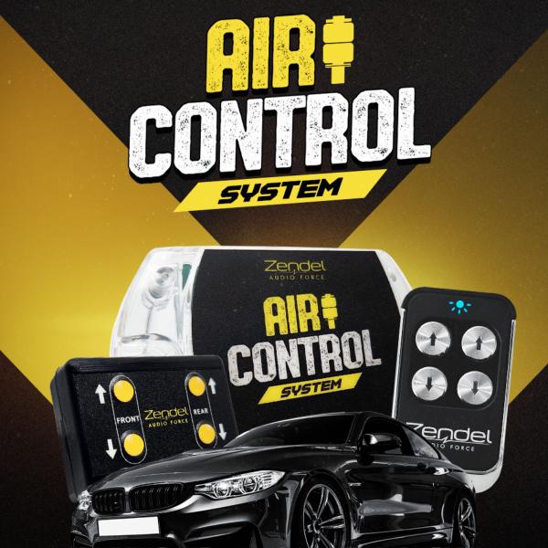 Controle Suspensão Ar Air Control Longa Distancia 4 canais - ZENDEL CENTRAIS INTELIGENTES Imagem de Controle Suspensão Ar Air Control Longa Distancia 4 canais