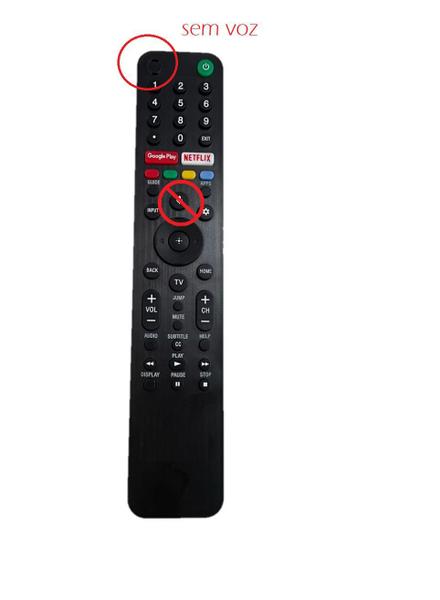 Imagem de Controle Tv Led Sony Googleplay Netflix Rmf-tx500b Sem Voz