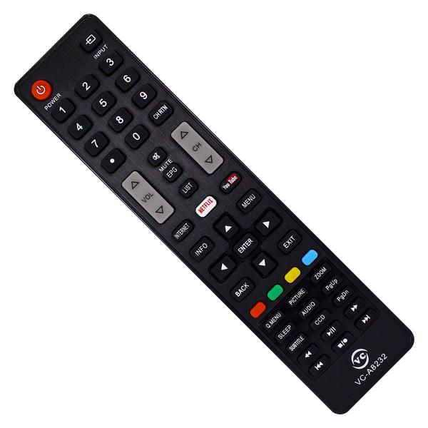 Imagem de Controle Tv Semp compatível Ct-6770 botão Youtube Netflix