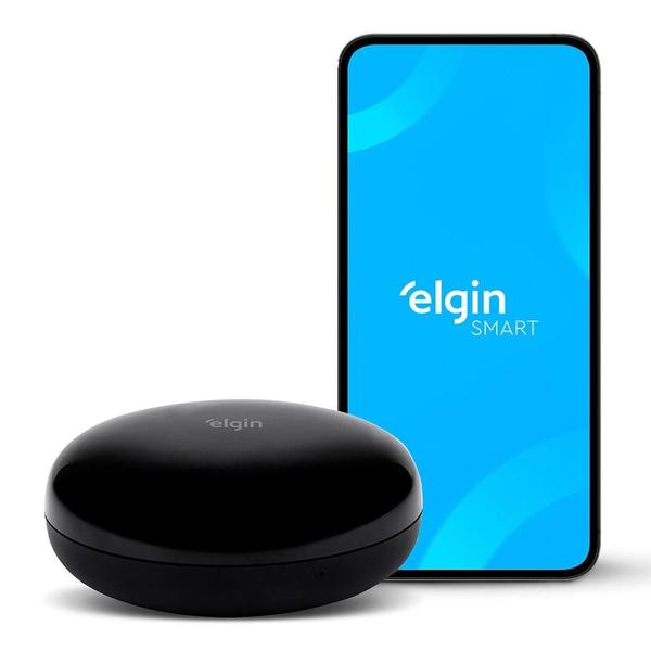 Imagem de Controle Universal Elgin Smart, Wi-Fi, Compatível com Alexa e Google Assistant, 10m de Alcance, Preto - 46RSMARTCON