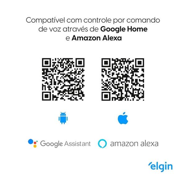 Imagem de Controle Universal Elgin Smart, Wi-Fi, Compatível com Alexa e Google Assistant, 10m de Alcance, Preto - 46RSMARTCON