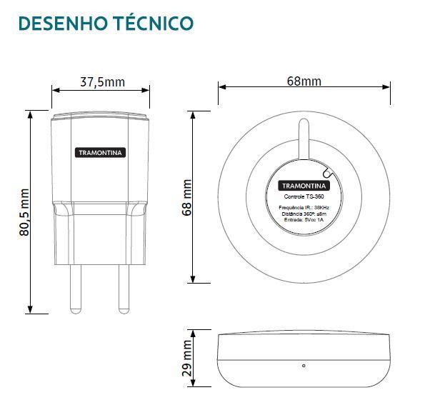 Imagem de Controle Universal Smart Tramontina