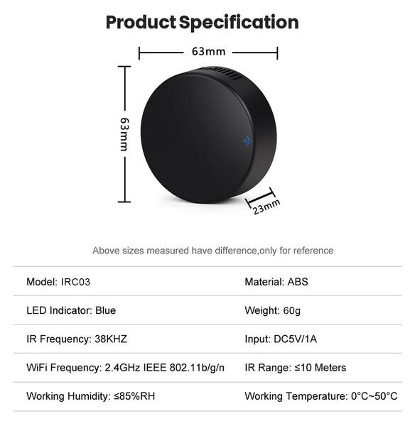 Imagem de Controle Universal Tuya IR + RF -Smartlife - Alexa e Google