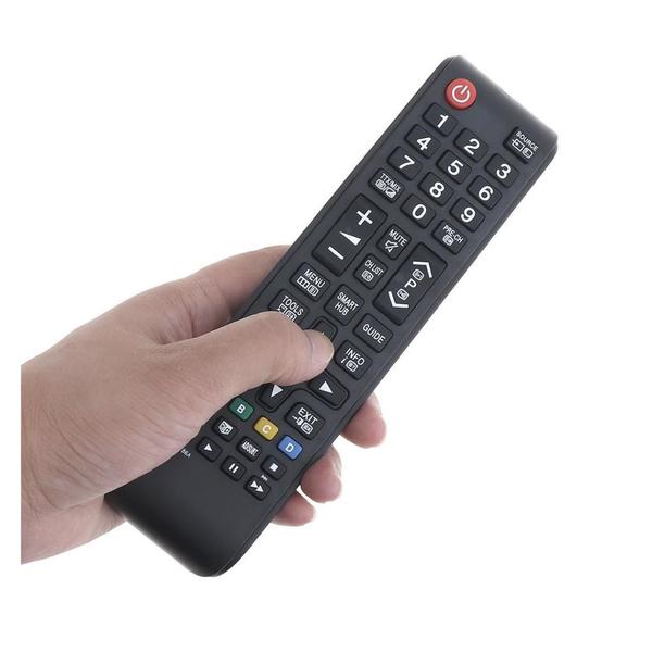 Controle Universal Tv Samsung Smart Pilhas Extras - Fss Variedades Imagem de Controle Universal Tv Samsung Smart Pilhas Extras