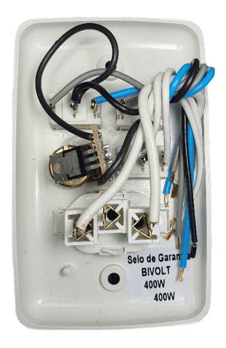 Imagem de Controle Ventilador De Teto 4x2 110v 220v Bivolt 2 Interruptores Tomada 