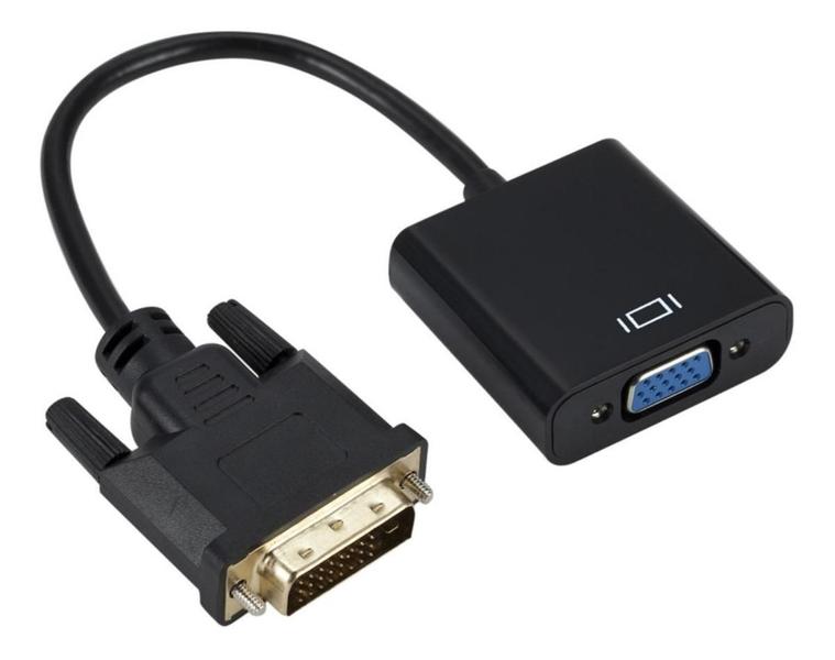 Imagem de Conversor Adaptador Dvi-D 24+1 Macho Para Vga Femea