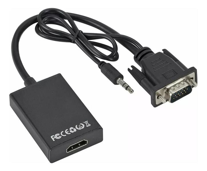 Imagem de Conversor adaptador VGA para HDMI PC/TV