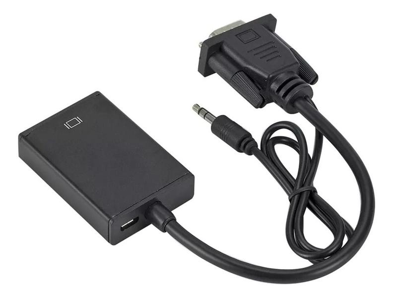 Imagem de Conversor adaptador VGA para HDMI PC/TV