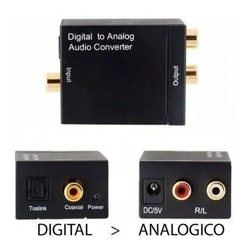 Imagem de Conversor Audio Optico Digital Para Rca Analogico FY-446