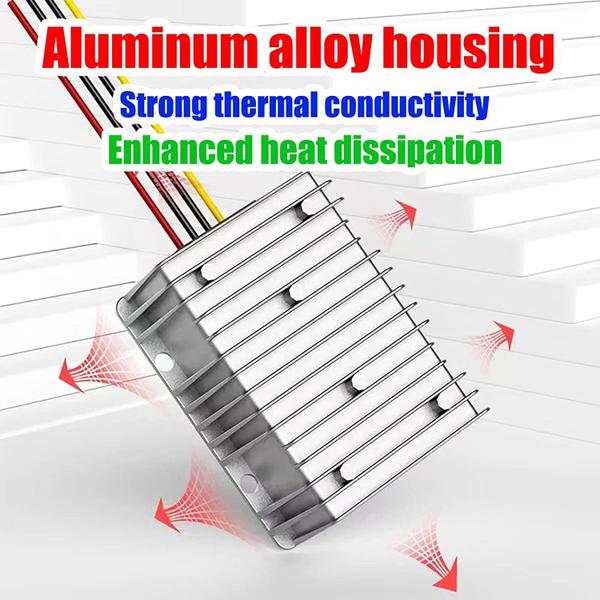 Imagem de Conversor DC-DC Buck YAXIGE 36V 48V a 24V 30A 720W à prova d'água