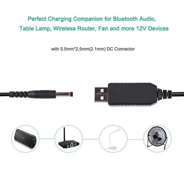 Imagem de Conversor DC-DC CCYC DC 5V para DC 12V USB Voltage Up