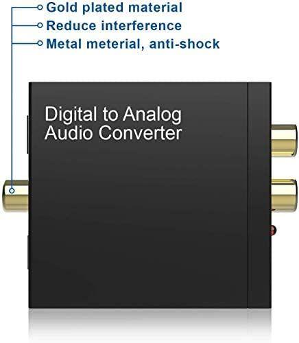 Imagem de Conversor de áudio digital para analógico DAC 192kHz com cabo