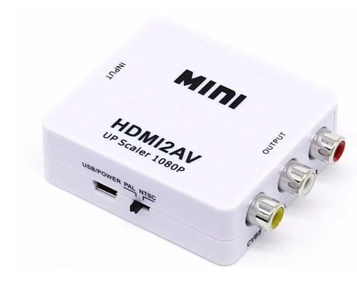 Imagem de Conversor de Áudio e Vídeo HDMI Fêmea x RCA M HDMI2AV Analóg