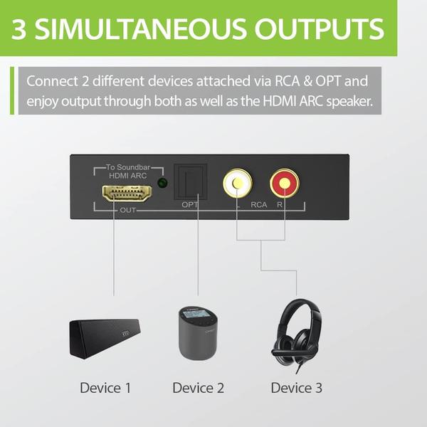 Imagem de Conversor de áudio HDMI ARC Avantree HAX05 para som de TV