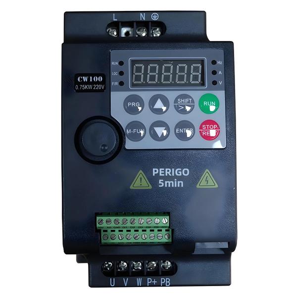 Imagem de Conversor de Frequência Variável Mini VFD 220V (0,75KW-3HP) - Econômico e com Controle de Inversor