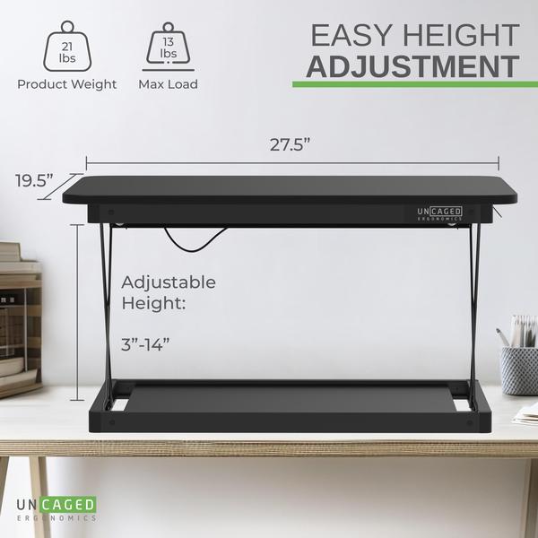 Imagem de Conversor de mesa permanente Ergonomia sem gaiola ChangeDesk MINI